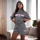 2 Piece Set  Pullover Shorts