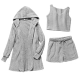 Fluffy Pajamas Set For Women